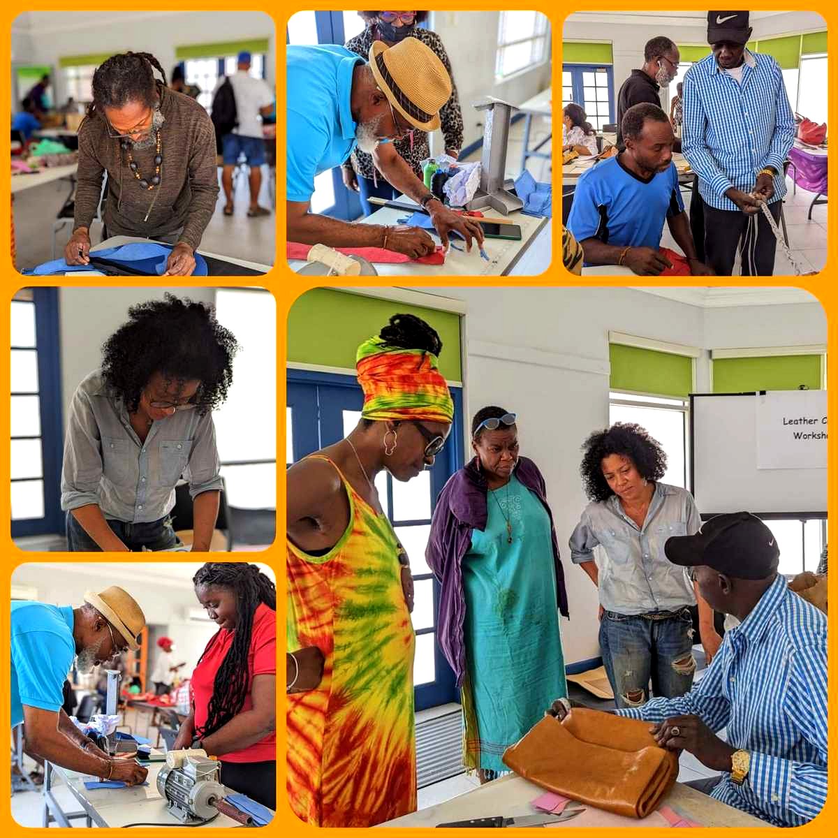 Leather craft and textile work &mdash; Barbados Arts programme